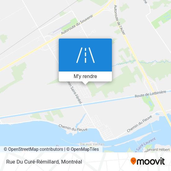 Rue Du Curé-Rémillard plan