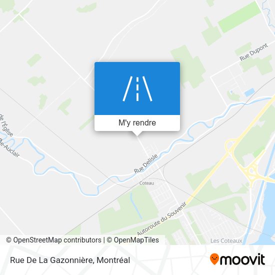 Rue De La Gazonnière plan
