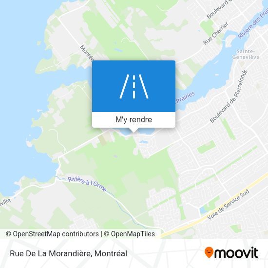 Rue De La Morandière plan