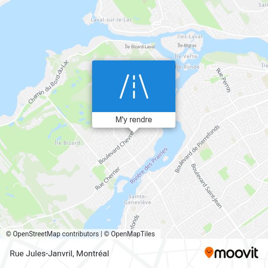Rue Jules-Janvril plan