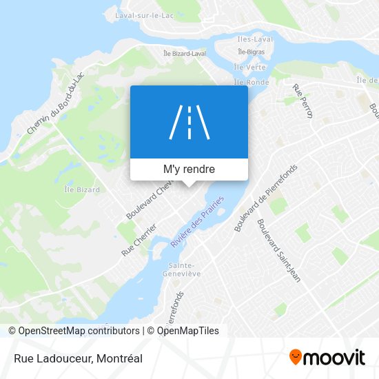Rue Ladouceur plan