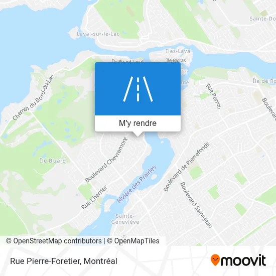 Rue Pierre-Foretier plan