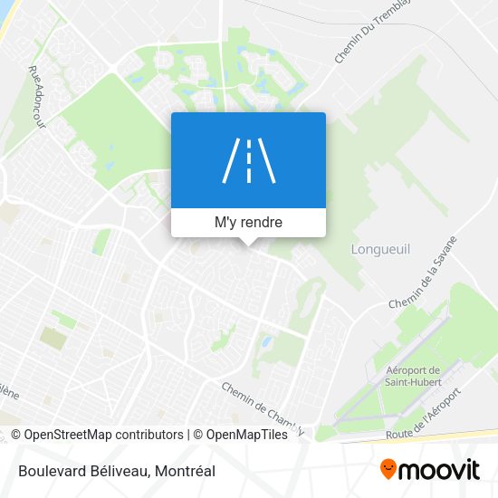 Boulevard Béliveau plan