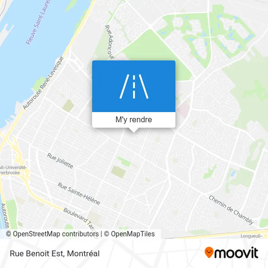Rue Benoit Est plan