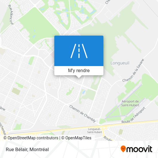 Rue Bélair plan