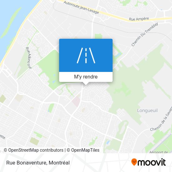 Rue Bonaventure plan