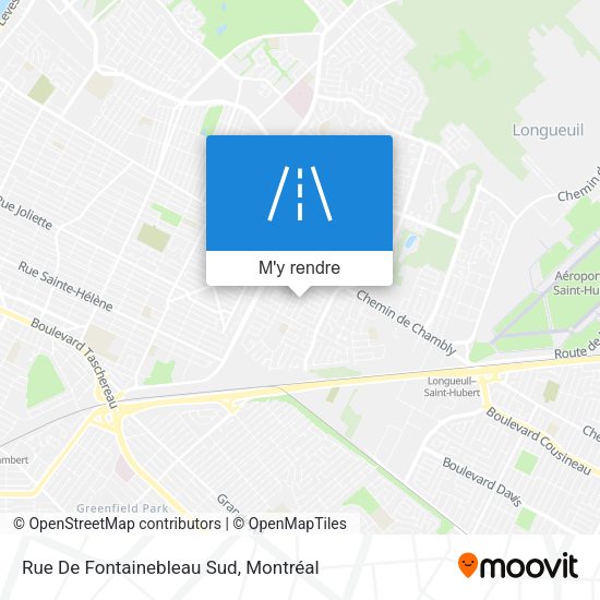 Rue De Fontainebleau Sud plan