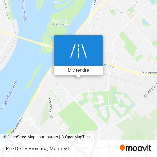 Rue De La Province plan