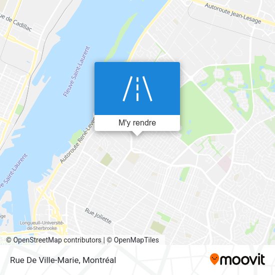 Rue De Ville-Marie plan