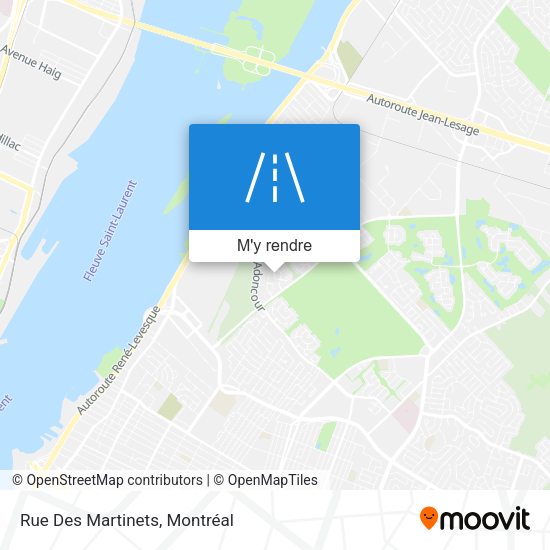 Rue Des Martinets plan