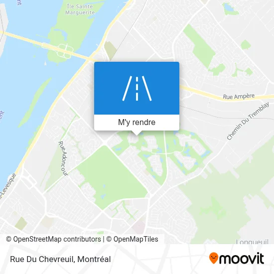 Rue Du Chevreuil plan