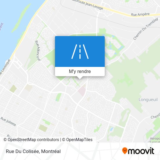 Rue Du Colisée plan
