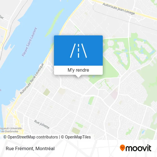 Rue Frémont plan
