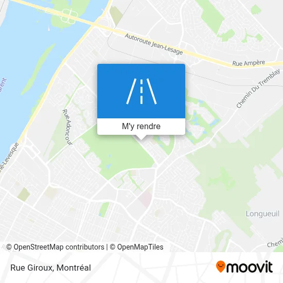 Rue Giroux plan