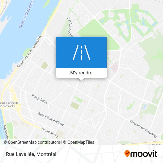 Rue Lavallée plan
