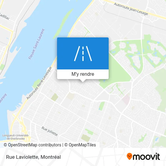 Rue Laviolette plan