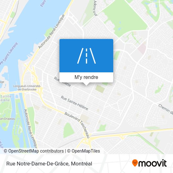 Rue Notre-Dame-De-Grâce plan