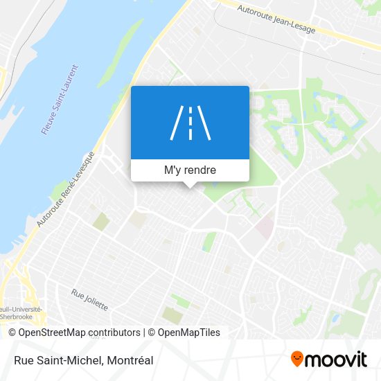 Rue Saint-Michel plan