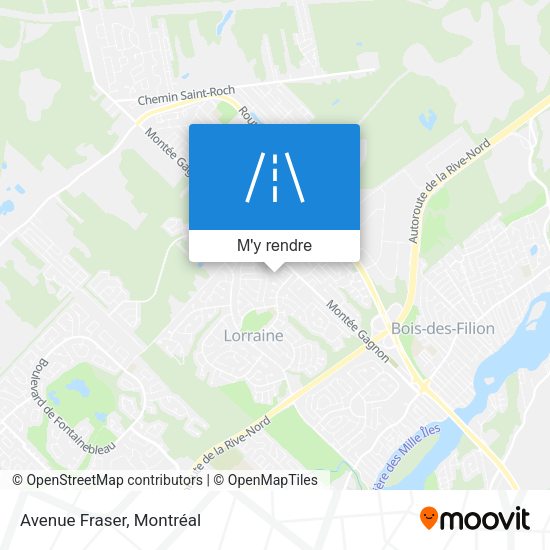 Avenue Fraser plan