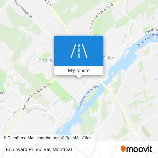Boulevard Prince Val plan