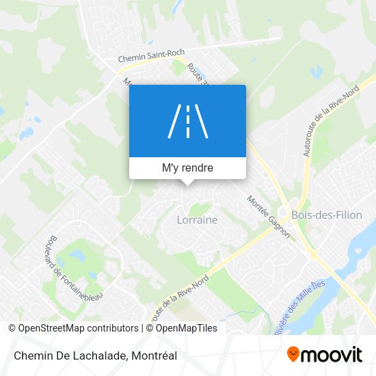 Chemin De Lachalade plan