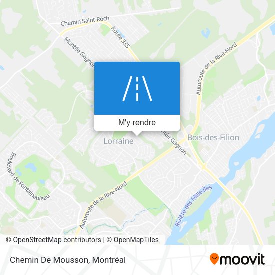 Chemin De Mousson plan