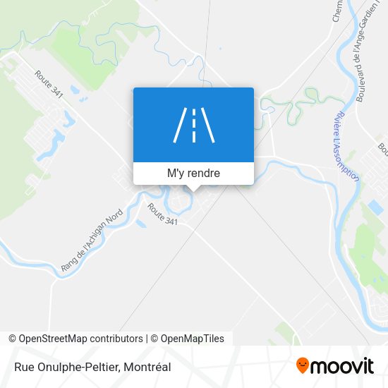 Rue Onulphe-Peltier plan