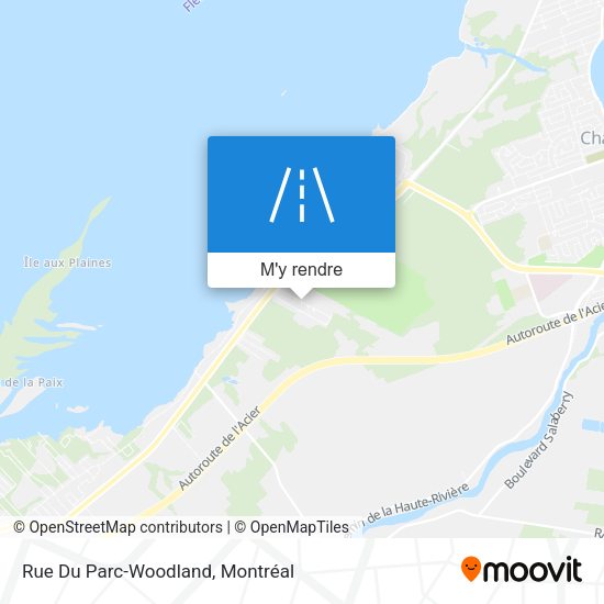 Rue Du Parc-Woodland plan
