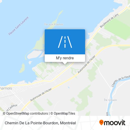 Chemin De La Pointe-Bourdon plan