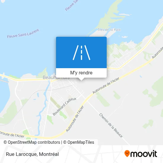Rue Larocque plan