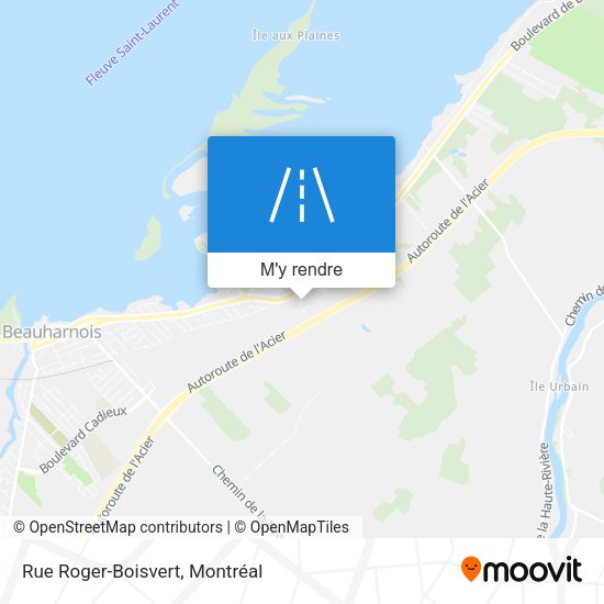 Rue Roger-Boisvert plan