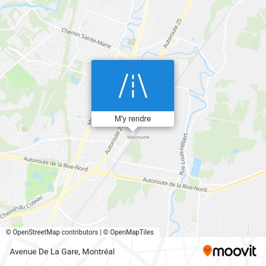 Avenue De La Gare plan
