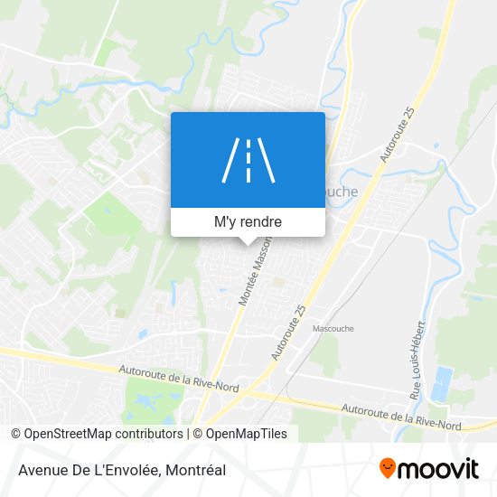 Avenue De L'Envolée plan