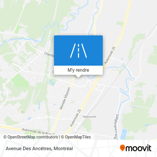 Avenue Des Ancêtres plan