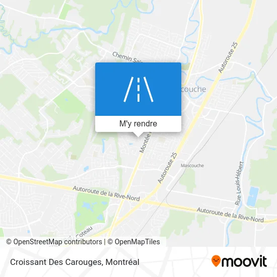 Croissant Des Carouges plan