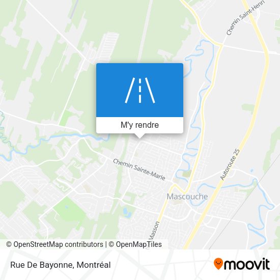 Rue De Bayonne plan