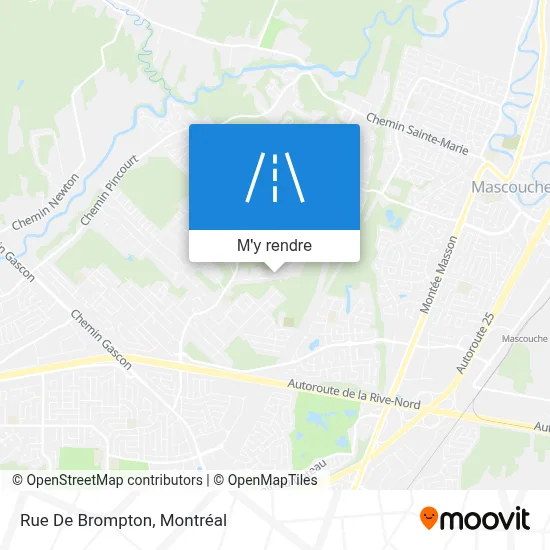 Rue De Brompton plan