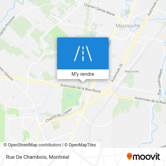 Rue De Chambois plan