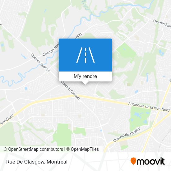 Rue De Glasgow plan