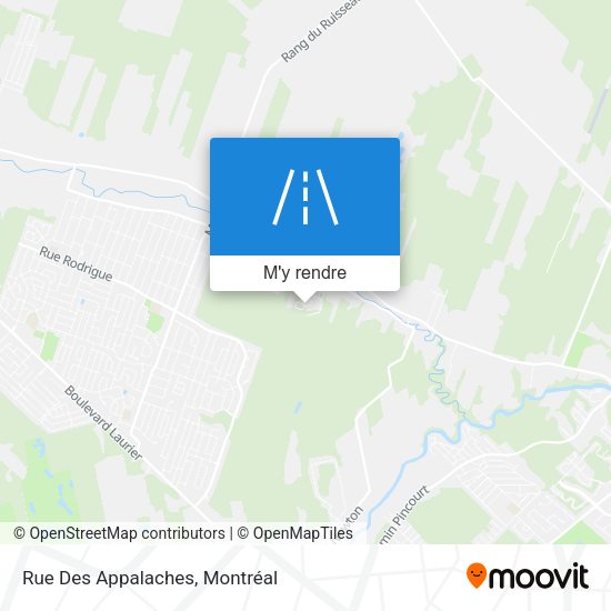 Rue Des Appalaches plan