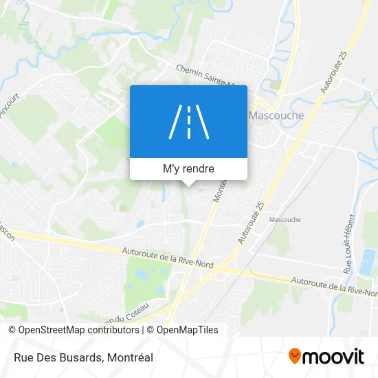 Rue Des Busards plan