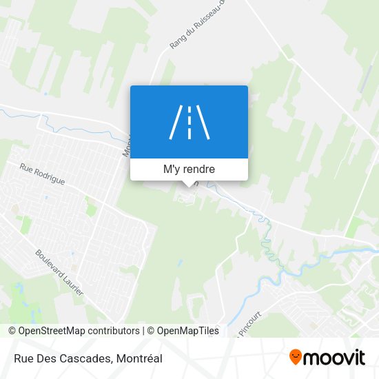 Rue Des Cascades plan