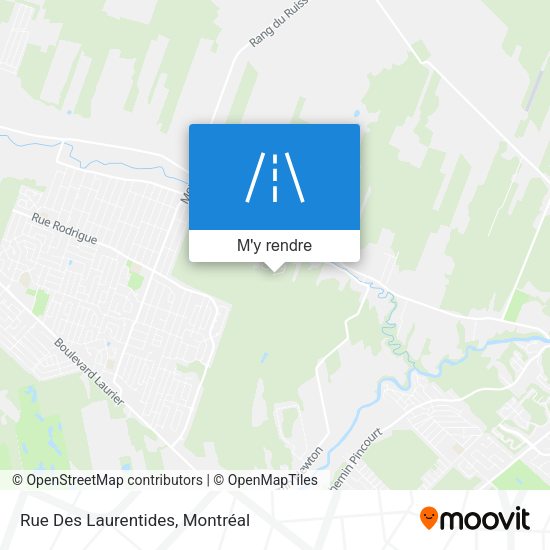 Rue Des Laurentides plan