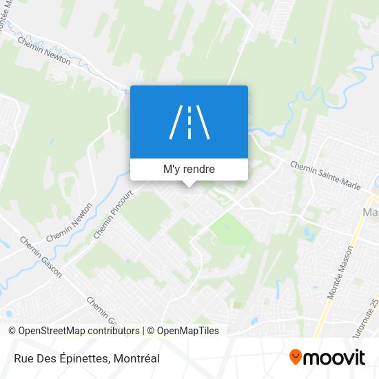 Rue Des Épinettes plan