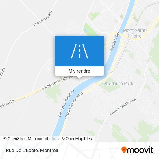 Rue De L'École plan