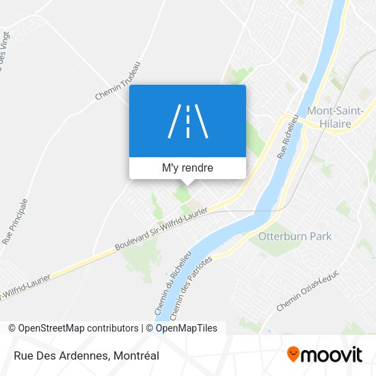 Rue Des Ardennes plan