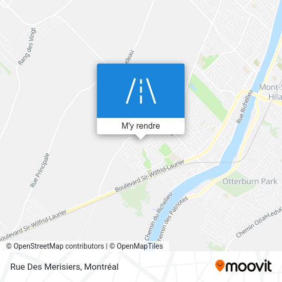 Rue Des Merisiers plan