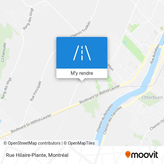 Rue Hilaire-Plante plan