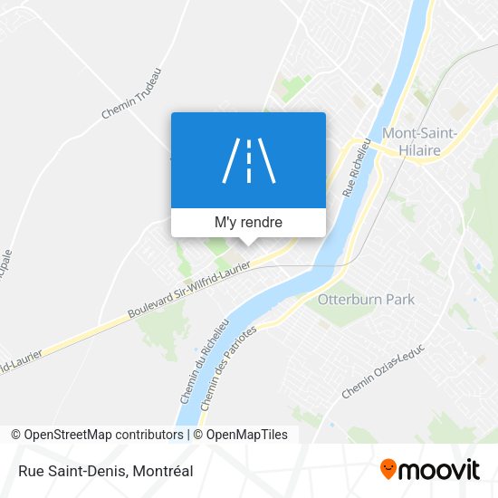 Rue Saint-Denis plan