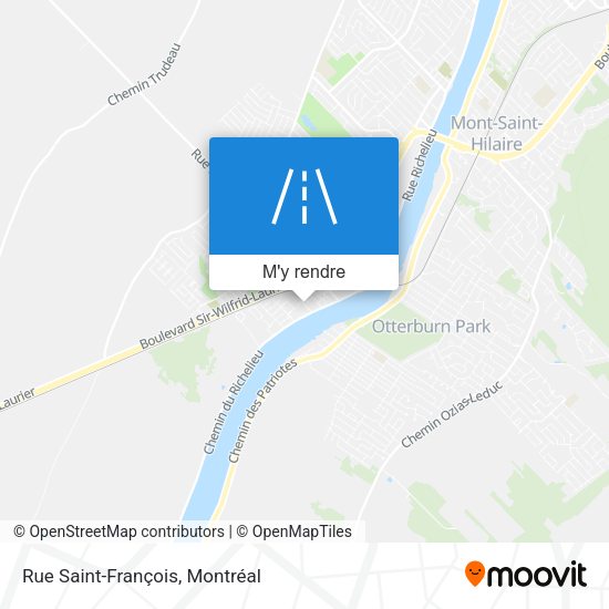 Rue Saint-François plan